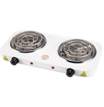 Rashnik Electric Tabletop Double Hotplate Coil Cooker